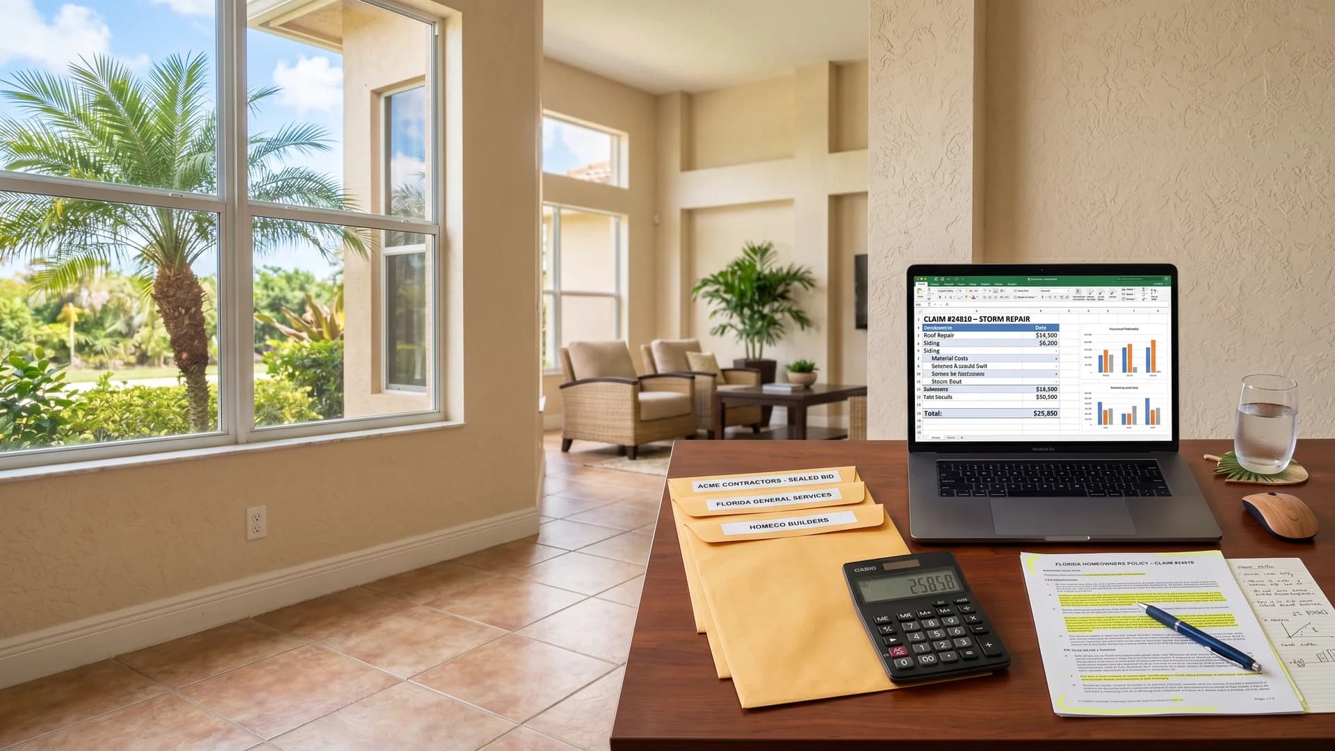 Ocean Point Claims:carrier estimate creation