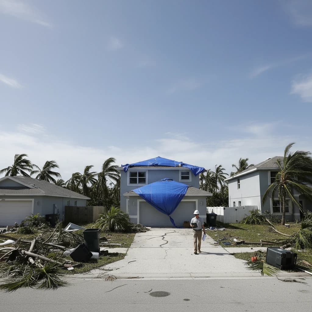 Hurricane damage insurance claims Florida
