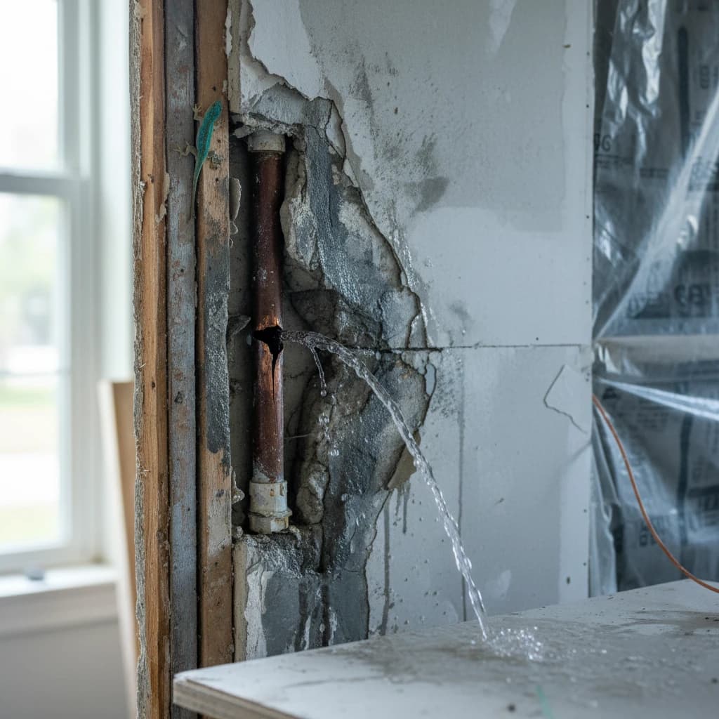 Burst pipe insurance claim Florida