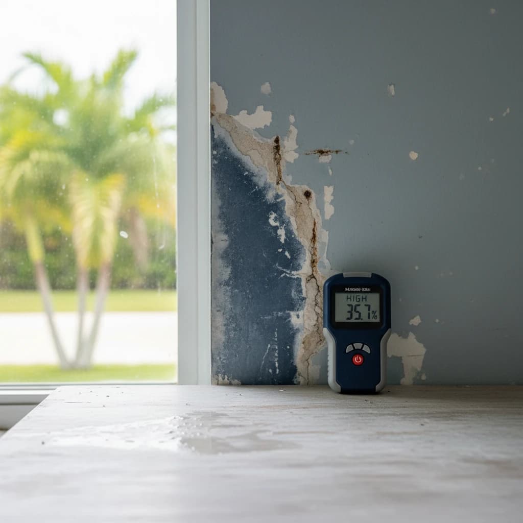 Water damage insurance claim in Florida