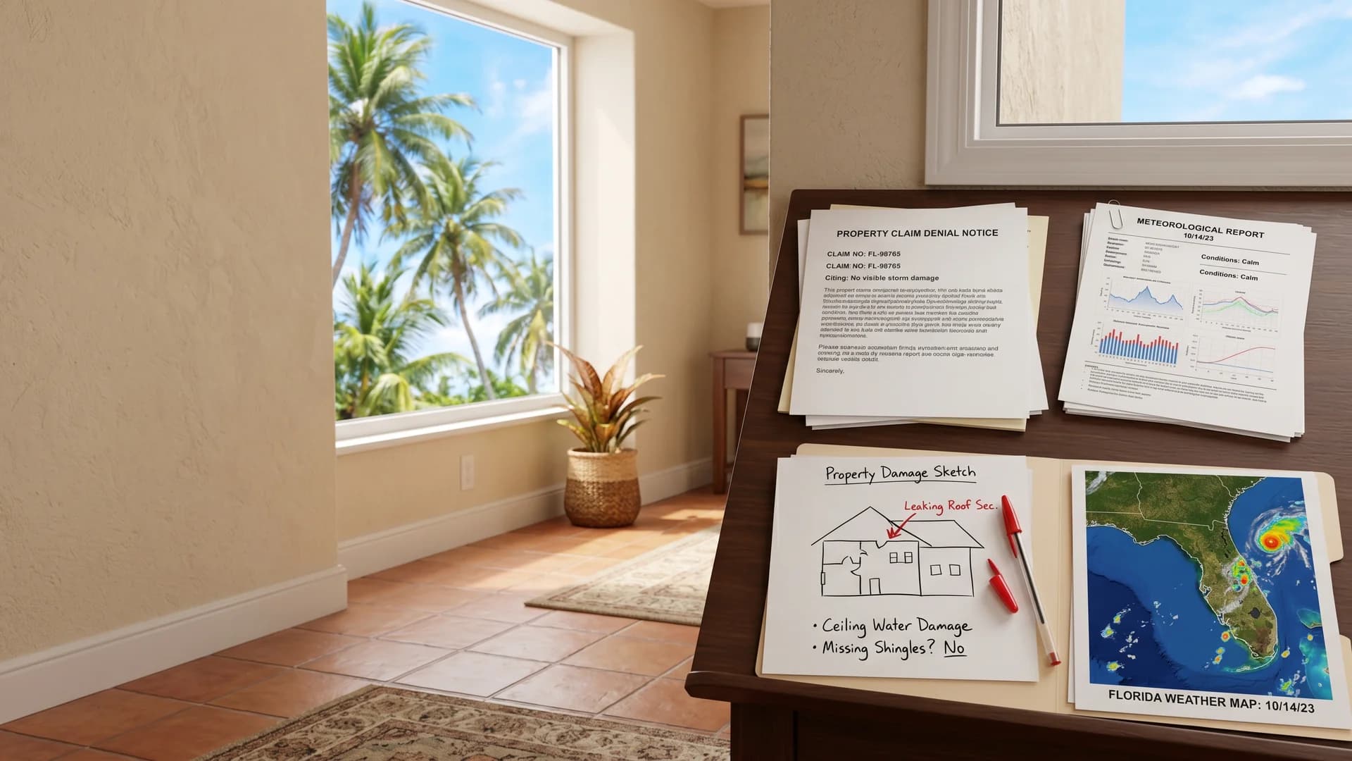 Ocean Point Claims:no storm damage denial