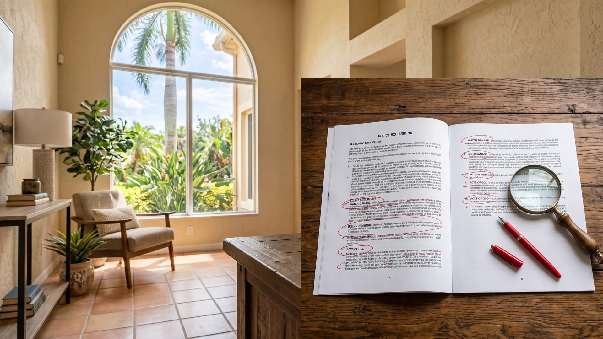 Ocean Point Claims:policy exclusions denial