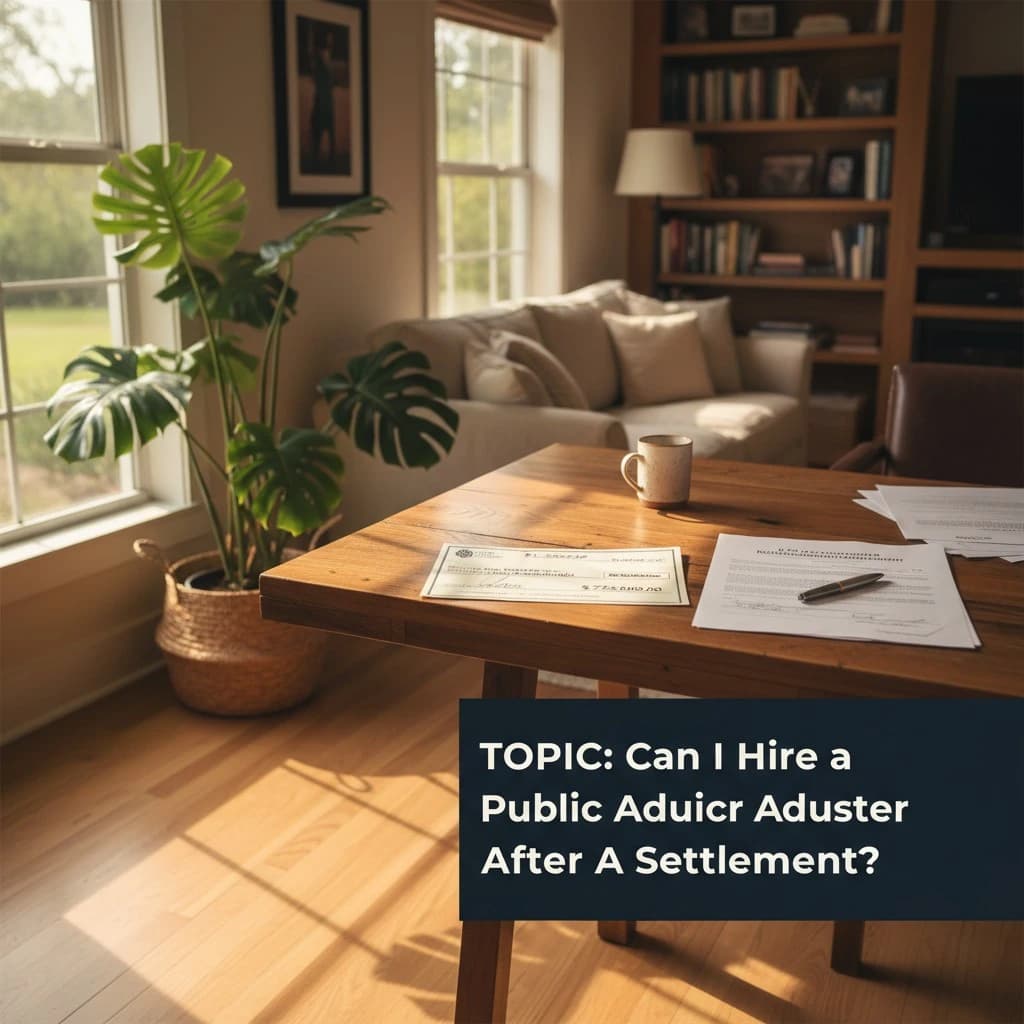 Ocean Point Claims:can i hire a public adjuster after i have a settlement offer