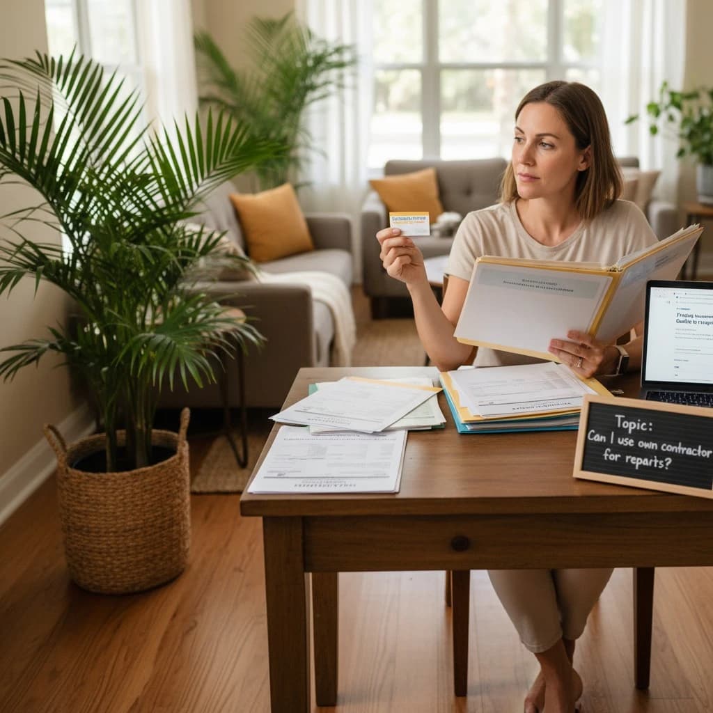 Ocean Point Claims:can i use my own contractor