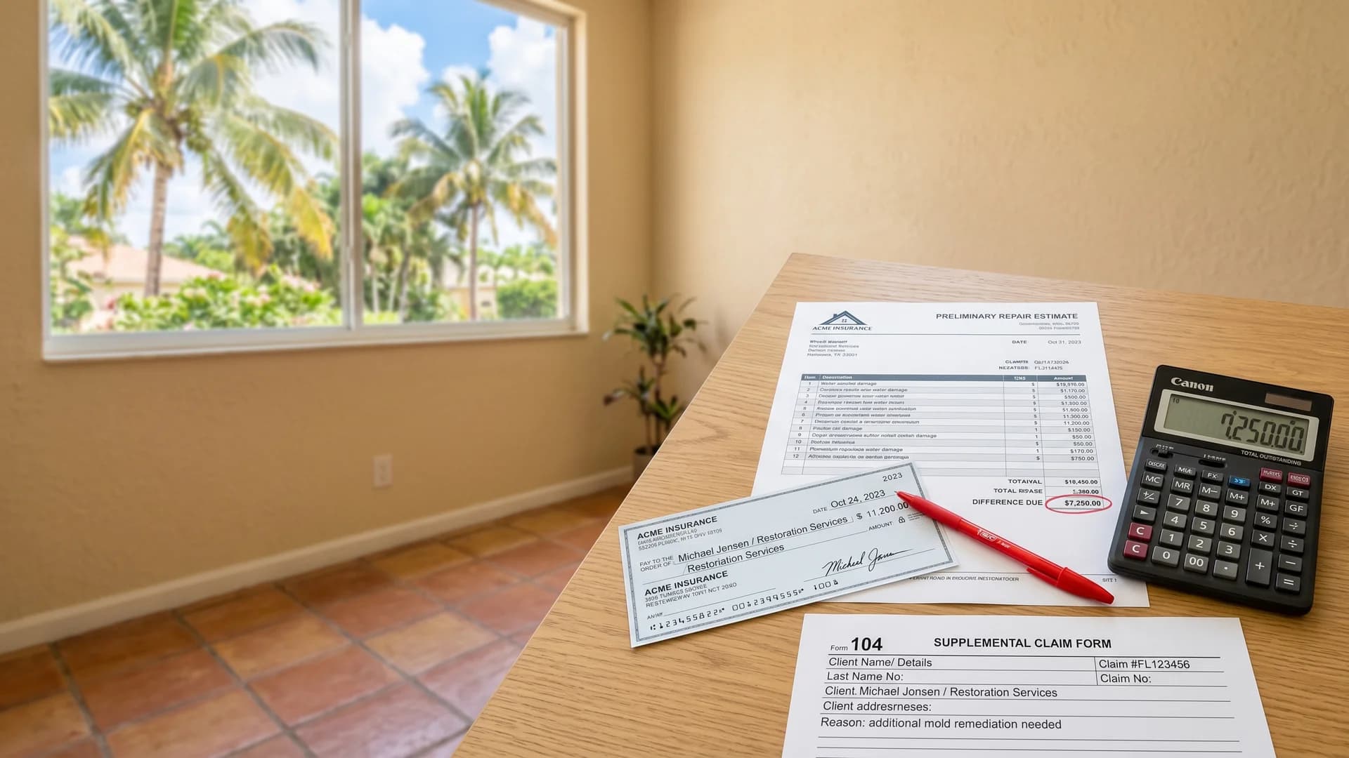 Ocean Point Claims:what if my claim is partially paid