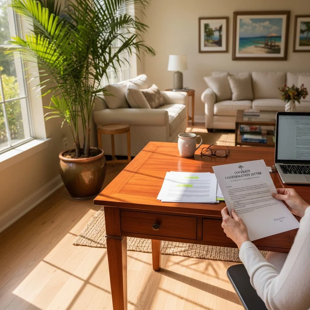 Ocean Point Claims:what is a coverage letter