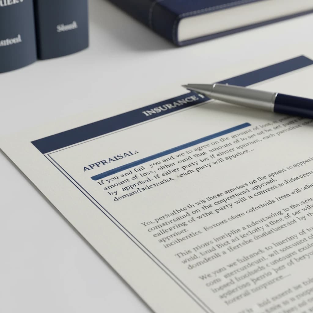 Appraisal clause