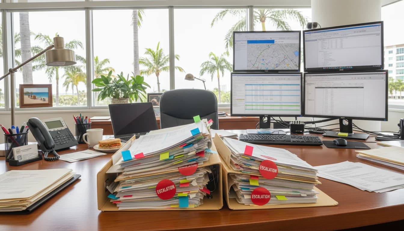 Ocean Point Claims:internal claim escalation flags