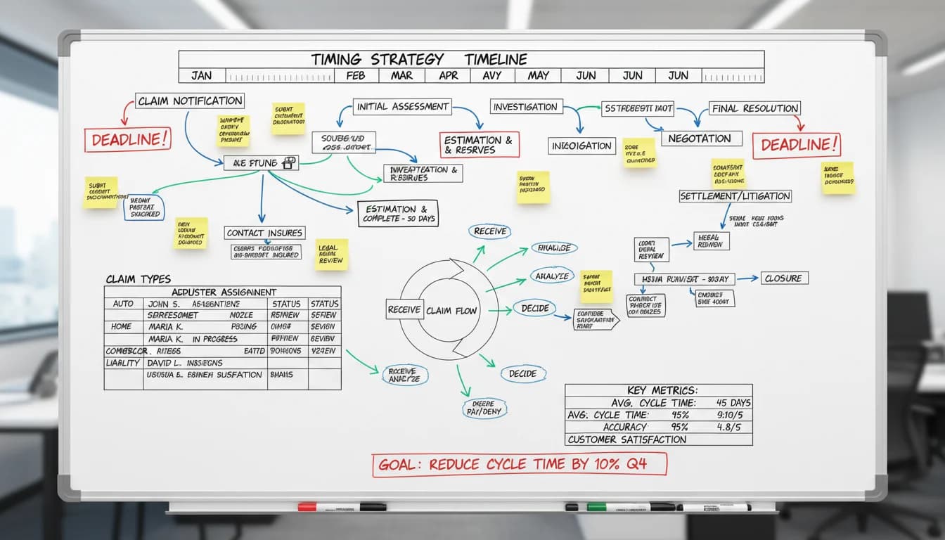 Ocean Point Claims:timing strategies in claim handling