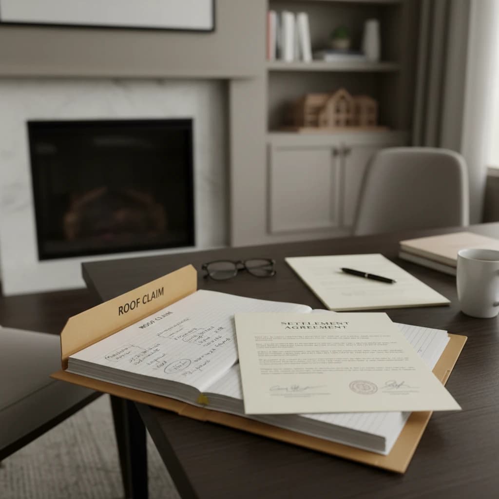Roof claim mediation case study