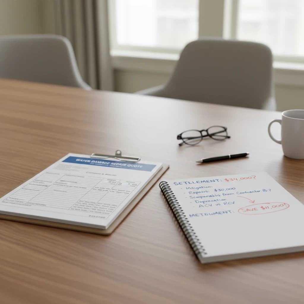 Underpaid water claim mediation