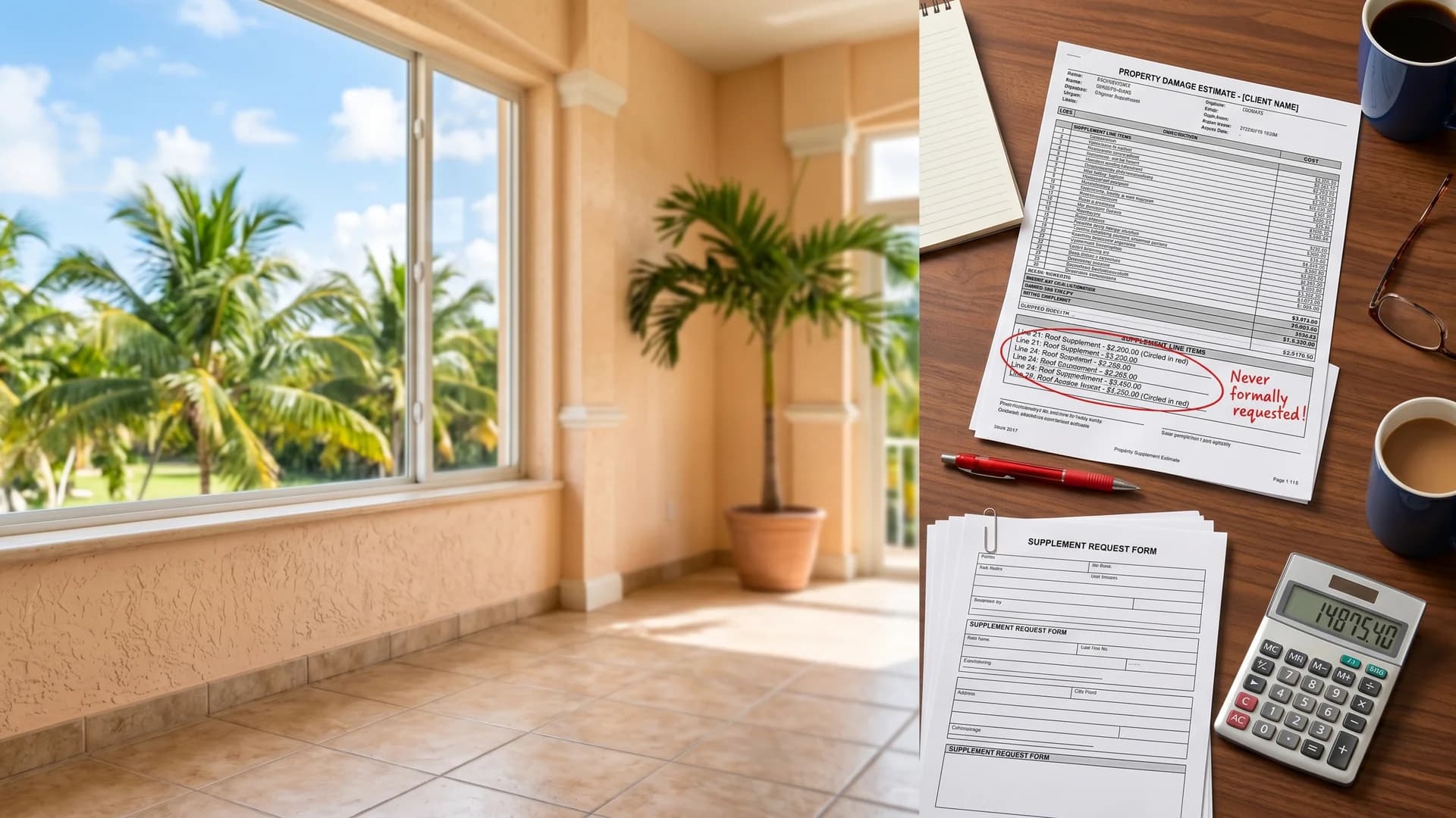 Ocean Point Claims:not requesting supplements