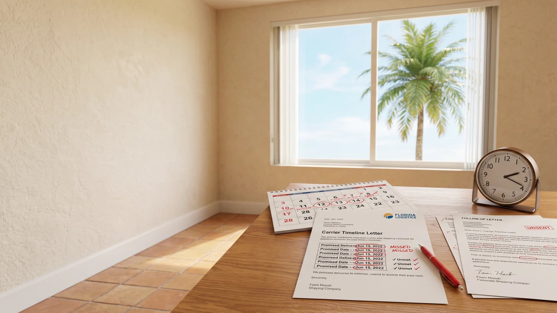 Ocean Point Claims:trusting carrier timelines blindly
