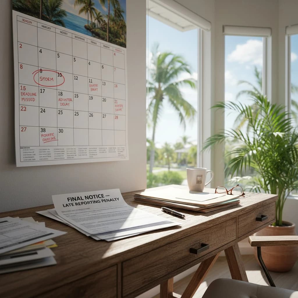 Ocean Point Claims:waiting too long to report
