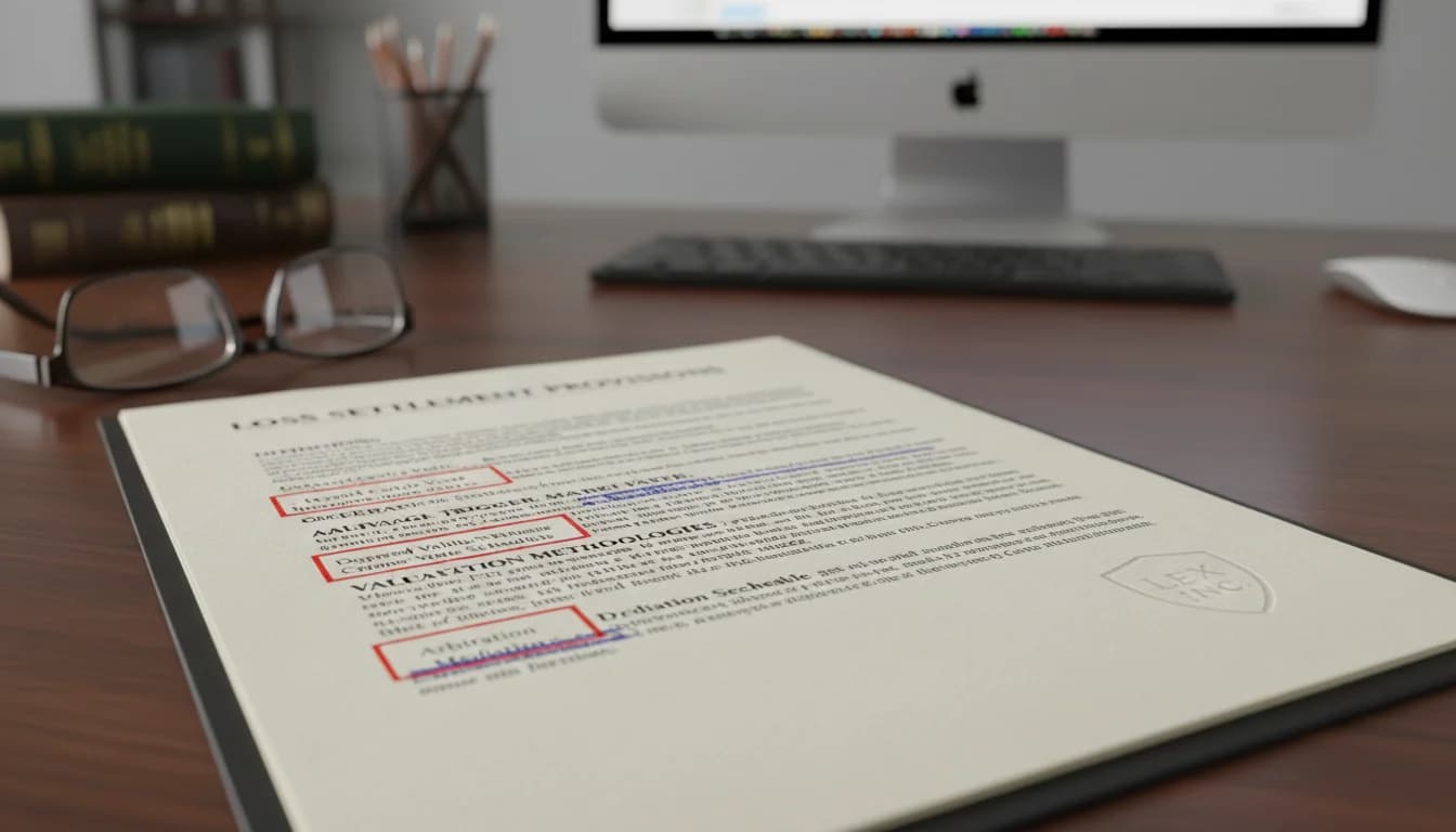Ocean Point Claims:loss settlement provisions