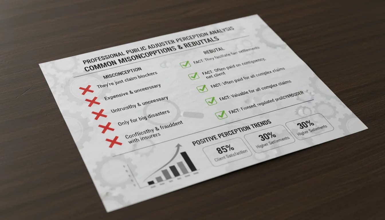 Ocean Point Claims:misconceptions about public adjusters