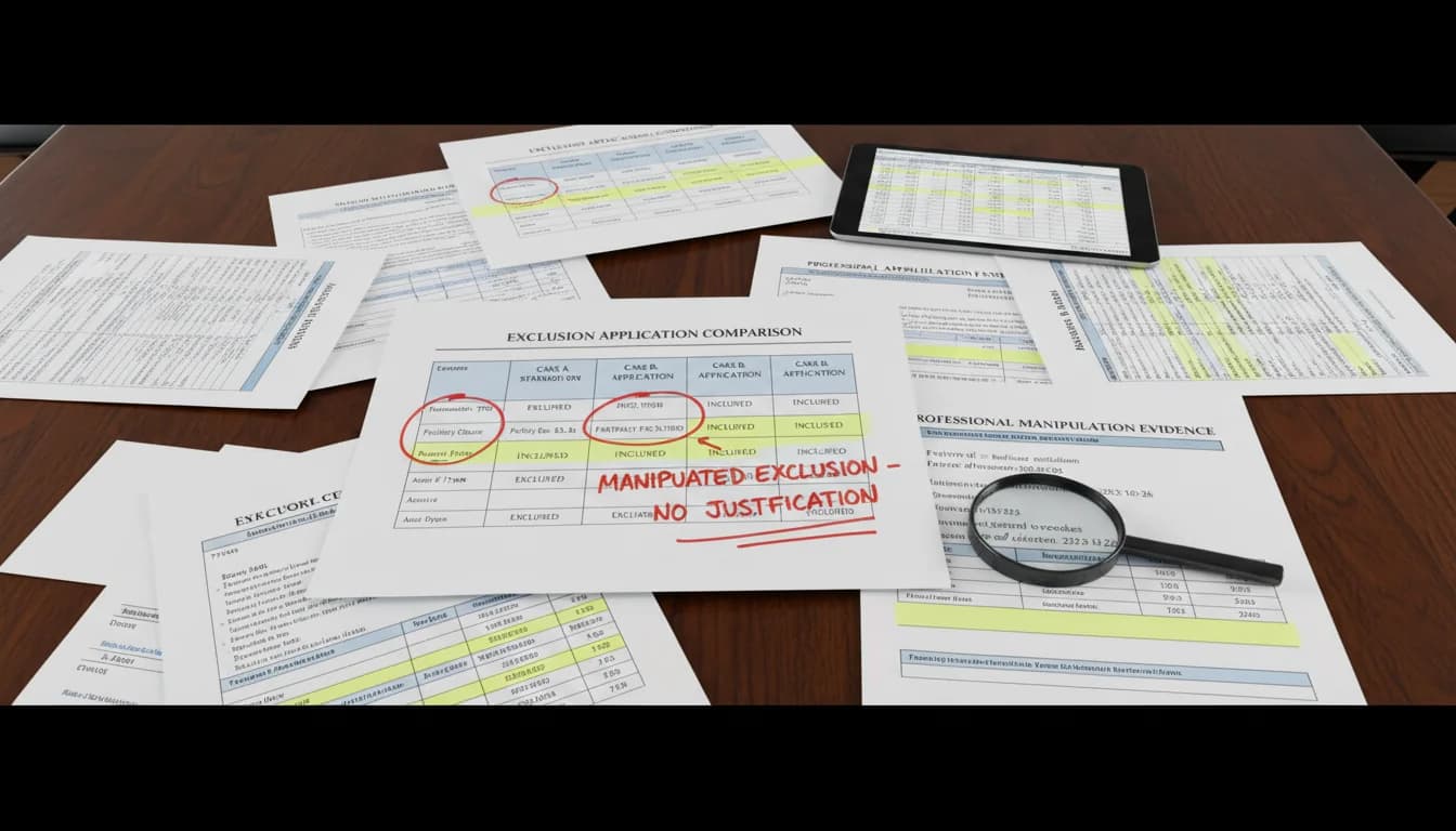 Ocean Point Claims:using exclusions inconsistently