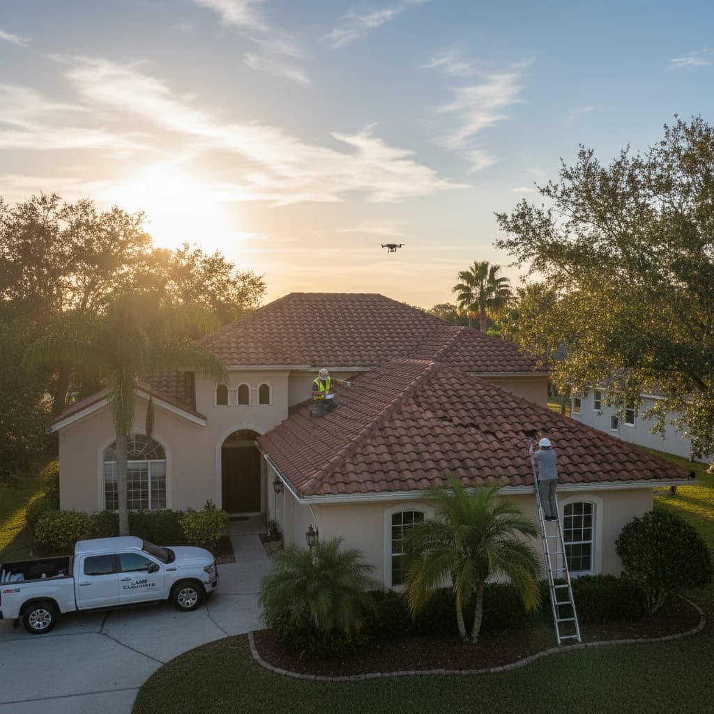 Roof damage Sebring Florida